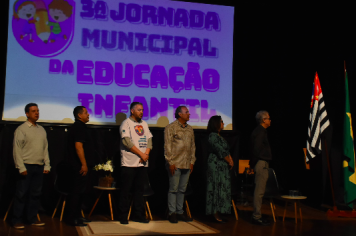 Foto - Abertura - 3ª Jornada Municipal da Educação Infantil