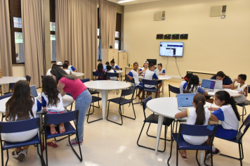 Foto - Educação e Sesi iniciam curso de Robótica para alunos da Rede Municipal de Ensino