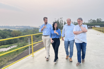 Foto - Inauguração Barragem Prefeito Plínio Paganini