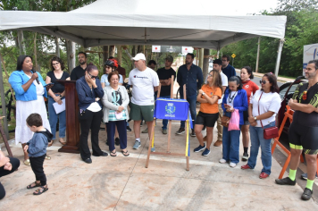 Foto - Prefeitura entrega primeira ciclovia rural as margens da Avenida Odilon Cassetari, que liga a Rodovia Gastão Dal Farra.