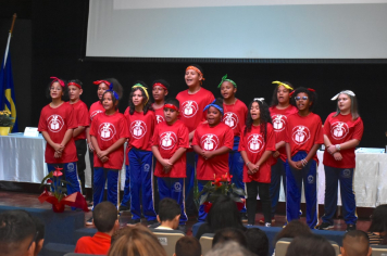 Foto - Premiação da Olimpíada Literária da Língua Portuguesa e da 1ª Olimpíada de Matemática