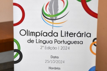Foto - Premiação da Olimpíada Literária da Língua Portuguesa e da 1ª Olimpíada de Matemática
