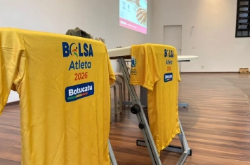 Foto - Bolsa Atleta - Entrega das camisetas 2026