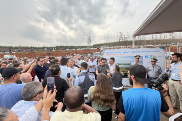 Foto - Inauguração Barragem Prefeito Plínio Paganini