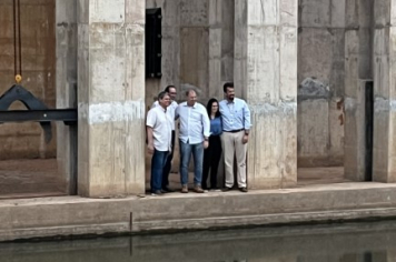 Foto - Inauguração Barragem Prefeito Plínio Paganini