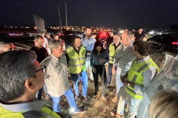 Foto - Inauguração Barragem Prefeito Plínio Paganini