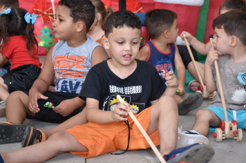 Foto - Festa de Natal dos alunos do CEI José Luiz Amat