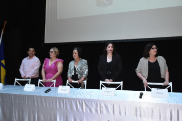 Foto - Premiação da Olimpíada Literária da Língua Portuguesa e da 1ª Olimpíada de Matemática