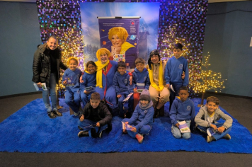 Foto - Alunos da Rede Municipal participam do Projeto A Hora do Conto em Todos os Cantos