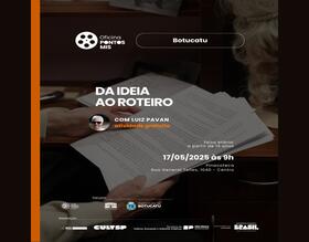 Cultura abre inscrições para oficina gratuita de roteiro