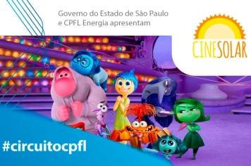 CineSolar exibe curtas-metragens e Divertidamente 2 em Botucatu na próxima quarta-feira, 25