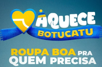 Aquece Botucatu 2026: Prefeitura inicia campanha para doação de agasalhos