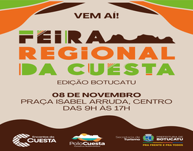 Turismo abre inscrições para Feira Regional da Cuesta