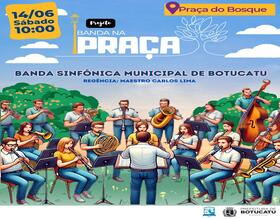 Projeto Banda na Praça terá uma nova edição neste sábado, 14