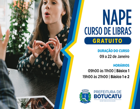 NAPE está com inscrições abertas para novas turmas de Libras