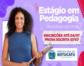 Educação abre inscrição para cadastro reserva de estágio em Pedagogia