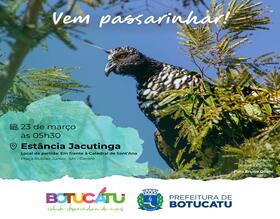 Turismo está com inscrições abertas para a Passarinhada de março