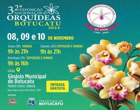 Botucatu terá em novembro a 32ª Exposição Nacional de Orquídeas