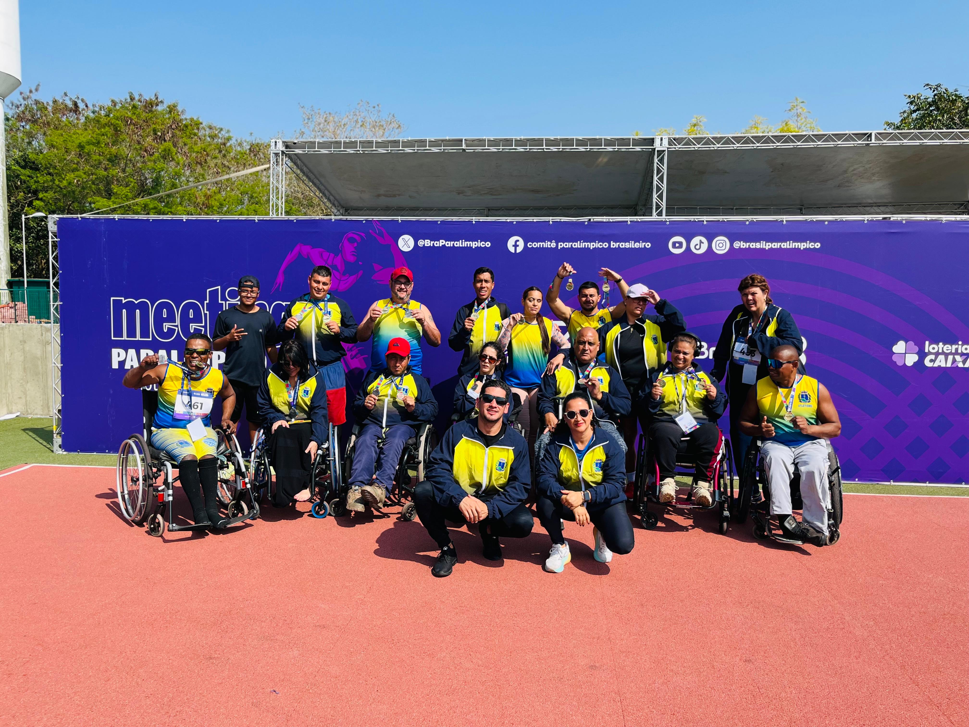 Atletismo Paralímpico de Botucatu se destaca em competição estadual