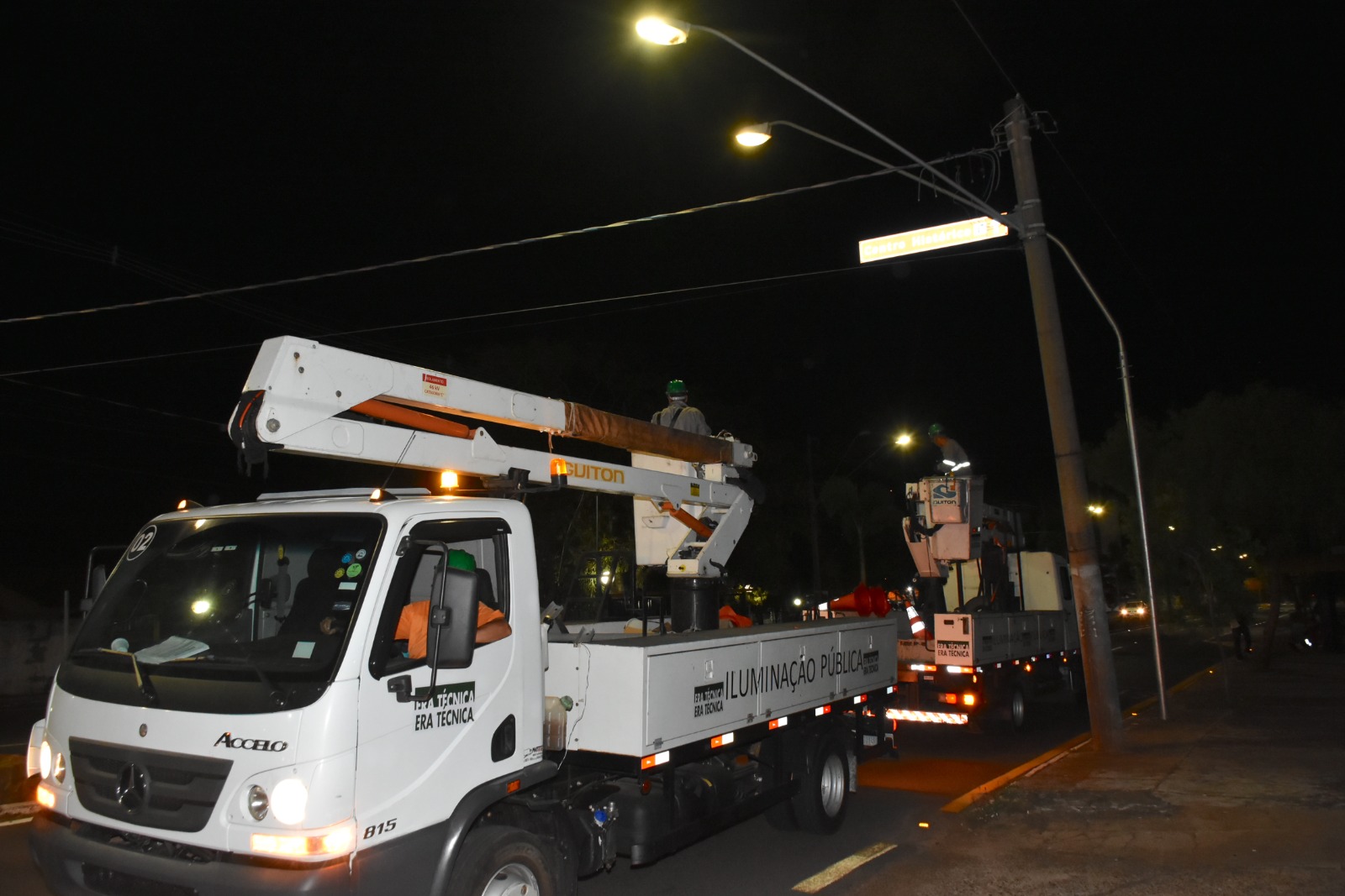 Manutenção das lâmpadas em Botucatu está na fase final