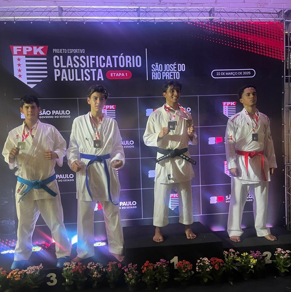 Atletas de Botucatu são destaque no Karatê paulista no final de semana