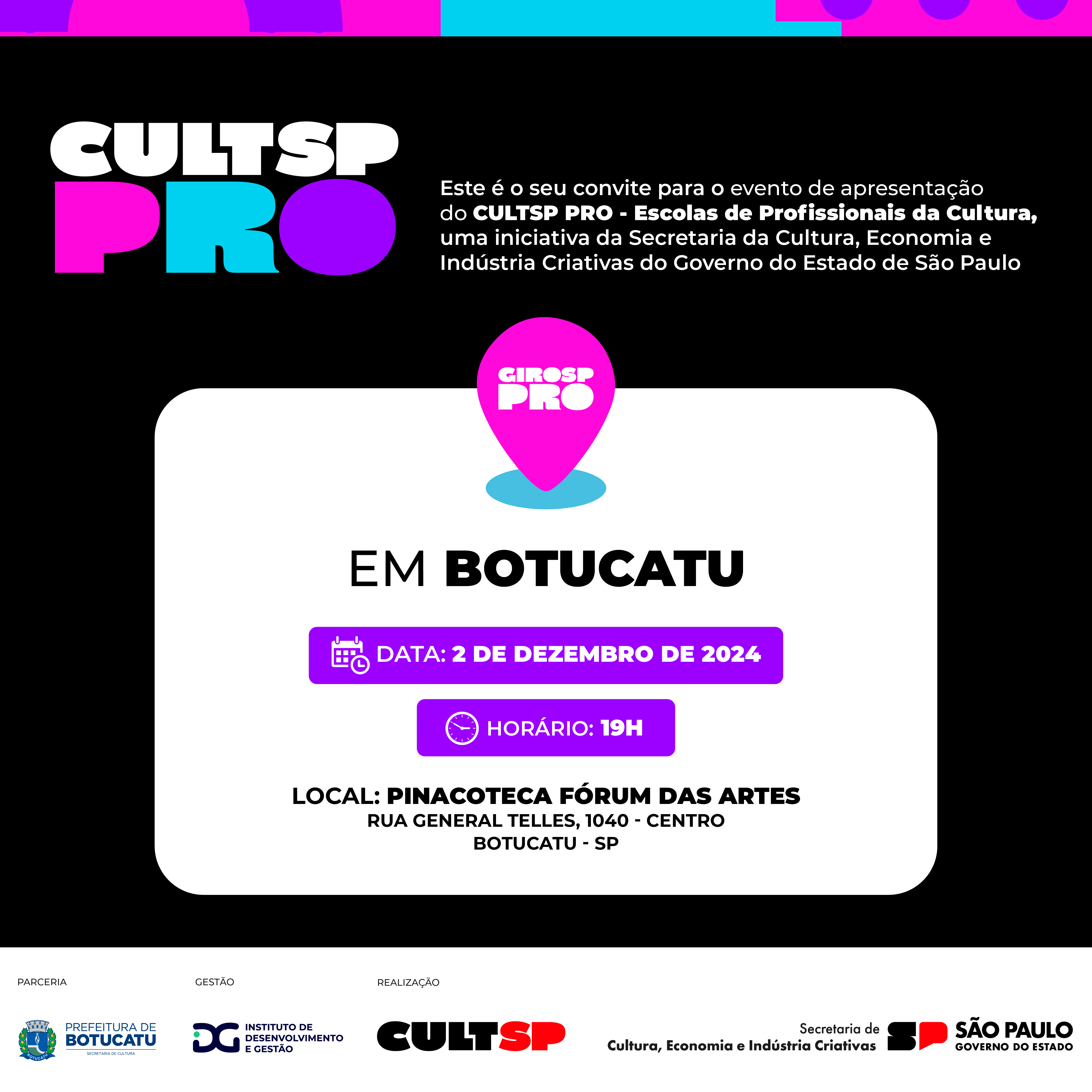 Pinacoteca recebe o GIRO PRO, ação do programa CULTSP PRO