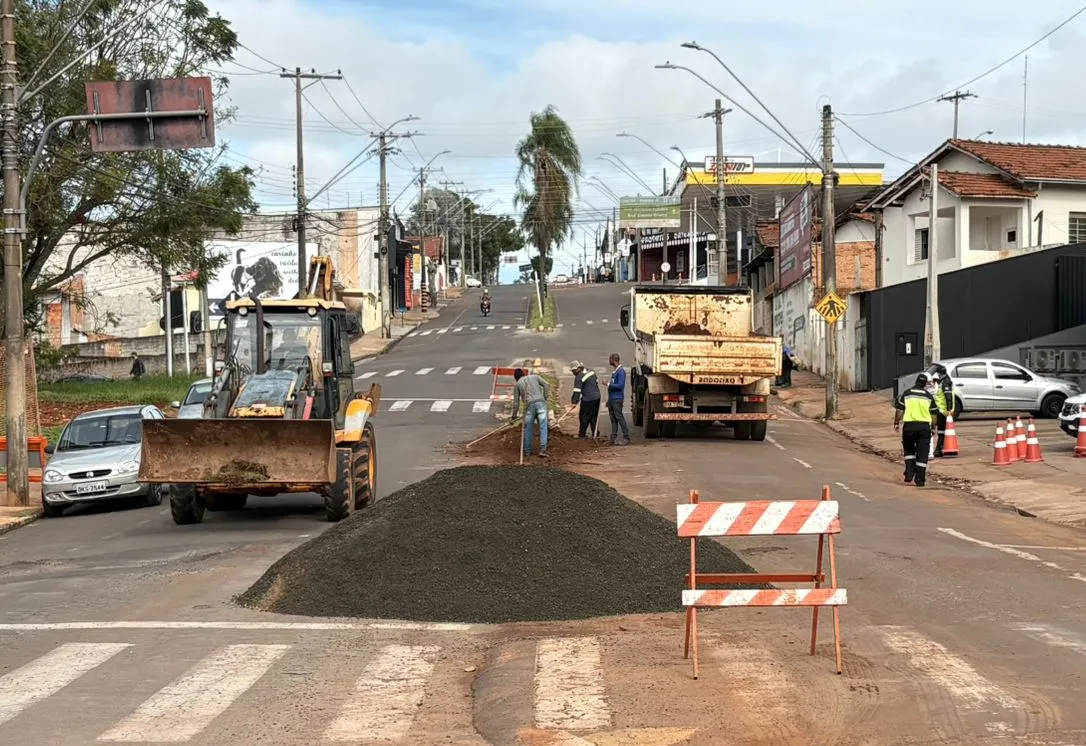 Obras nos canteiros centrais começam na Avenida Vital Brasil