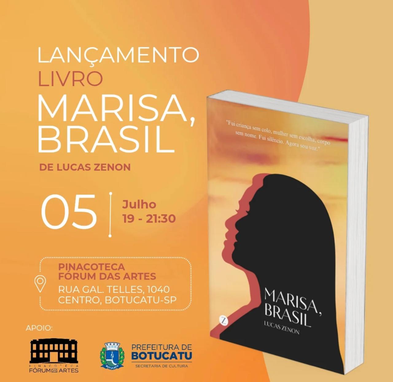 Lançamento do livro “Marisa, Brasil” será na Pinacoteca neste sábado, 5