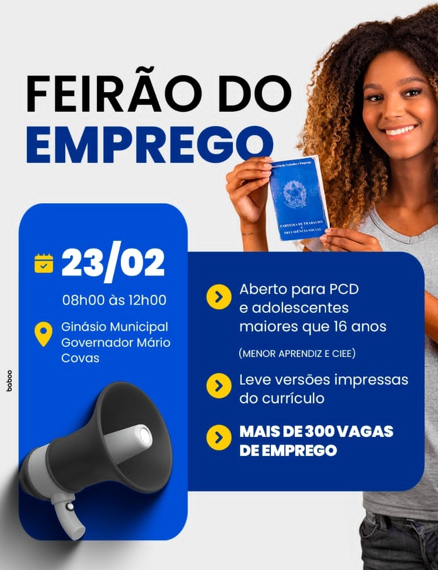 Botucatu terá Feirão do Emprego no próximo domingo, 23