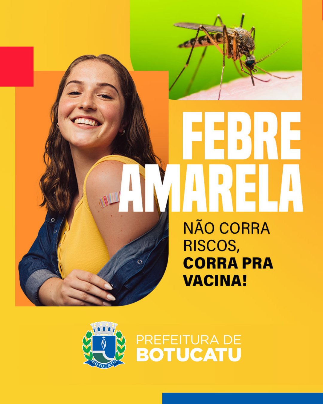 Botucatu intensifica a vacinação contra a Febre Amarela