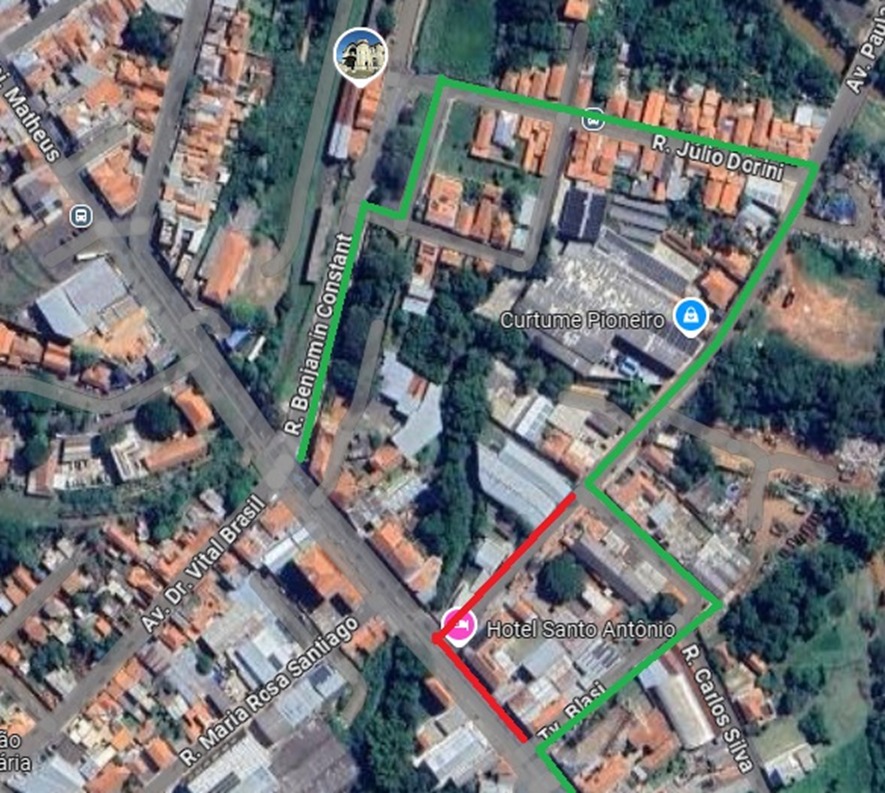 Avenida Floriano Peixoto terá desvio de trânsito neste domingo (01) para obras da Sabesp