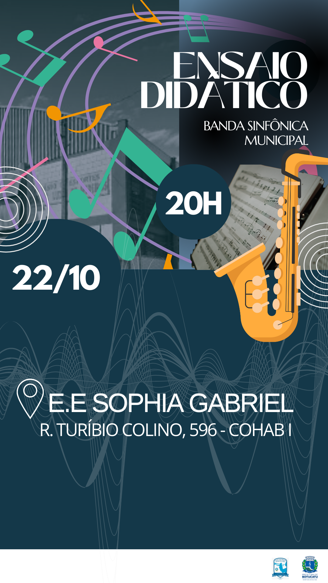 Ensaio Didático da Banda Sinfônica Municipal acontece na Escola Sophia Gabriel