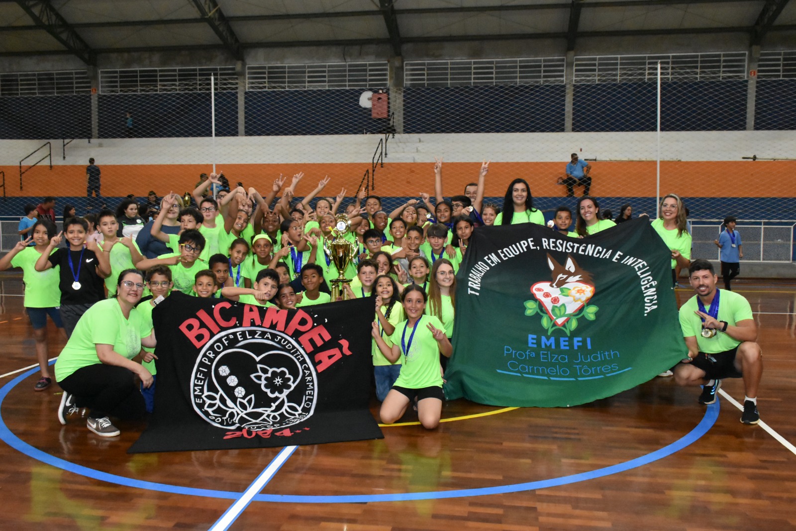 EMEFI Elza Judith é a Campeã Geral dos Jogos Infantis Plínio Paganini 2024